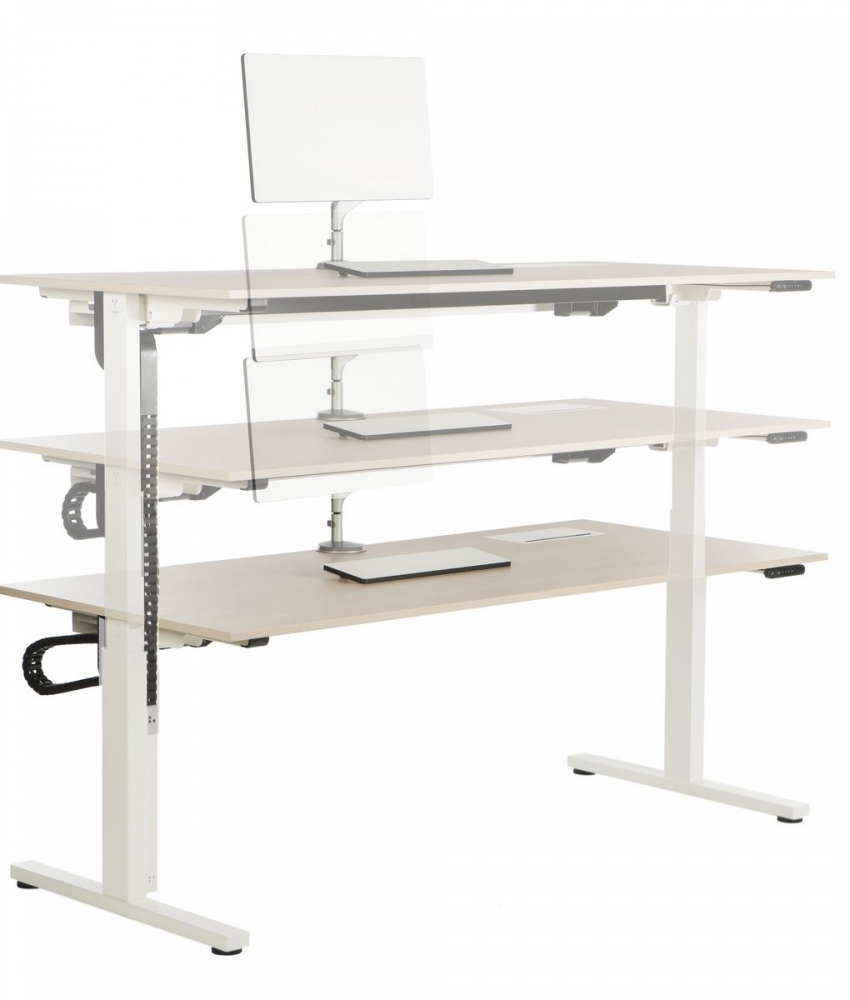 Bureau Vepa Presto RT, zit/sta, electrisch verstelbaar hoogte 65-130cm