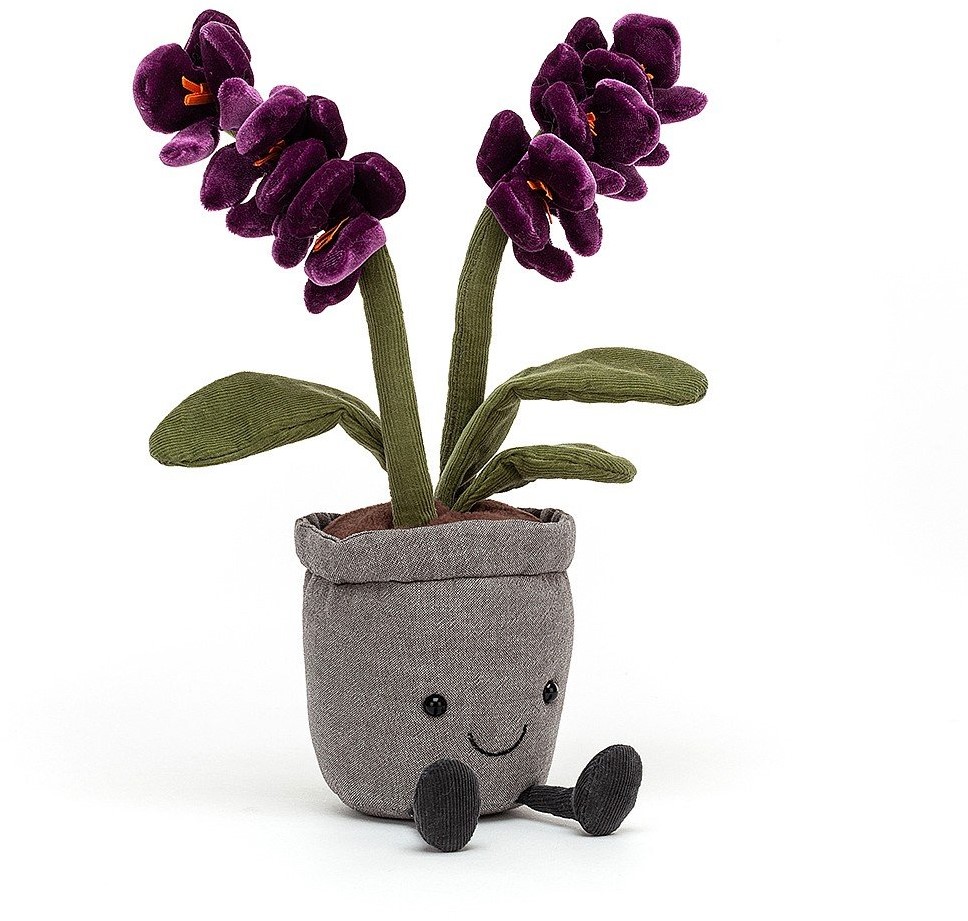 Jellycat knuffel - Amuseable Purple Orchid 29 cm