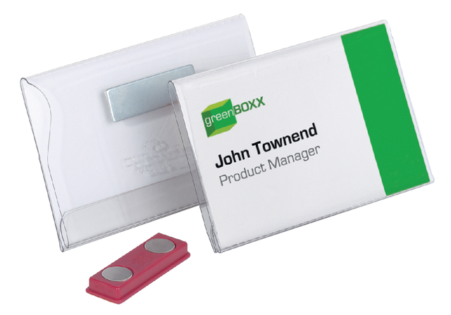 Badge Durable 8117 Met Magneet 54x90mm ds à 25 st.