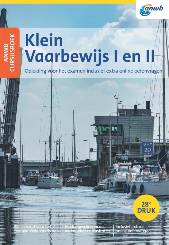 ANWB Cursusboek Klein Vaarbewijs I en II + Online Examentraining