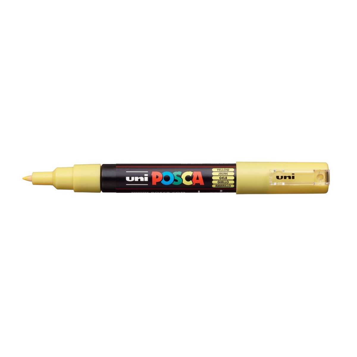 Verfstift Posca PC1MC Geel Rond Extra Fine 0.7-1.0 mm
