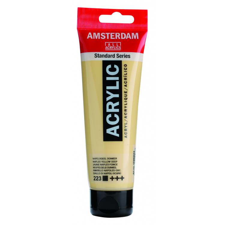 Amsterdam Standard Series Acrylverf Tube 120 ml Napelsgeel Donker 223