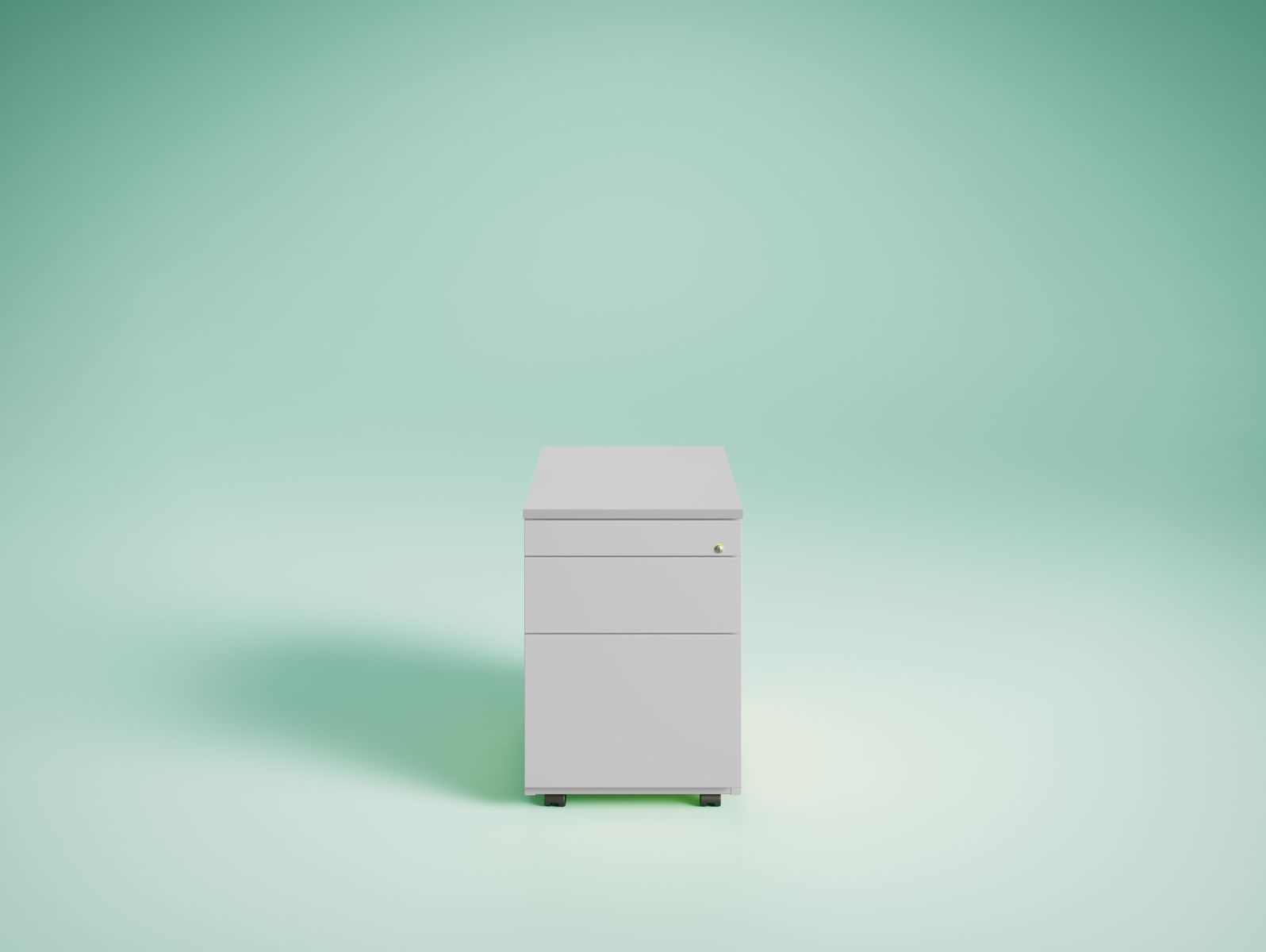 Verrijdbaar ladenblok Vepa 3-ladig, 60cm diep, metaal