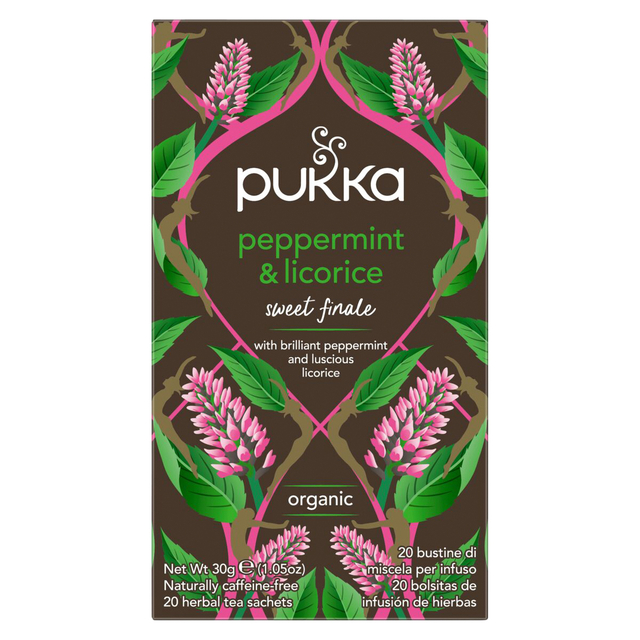 Thee Pukka Peppermint Licorice 20 Zakjes