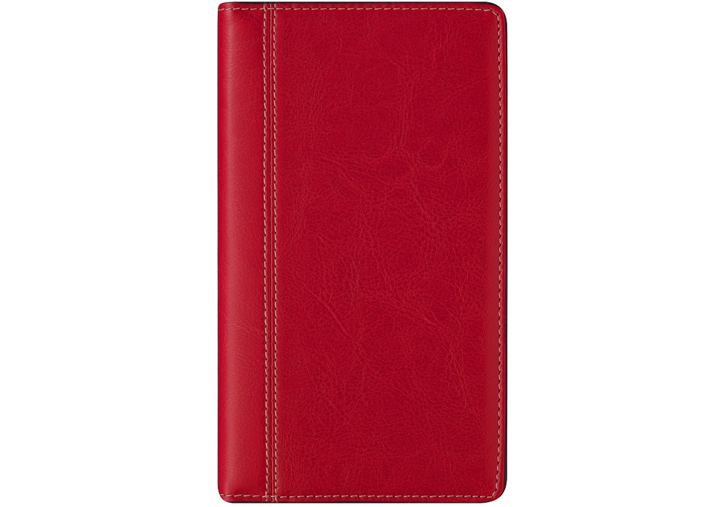 Adresboek PALERMO Notaphone spiraal rood