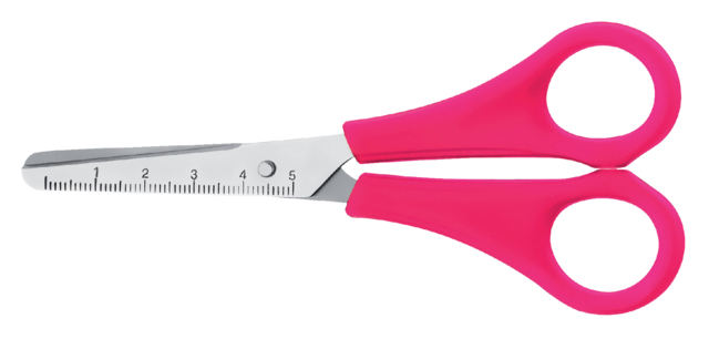 Kinderschaar Westcott Ronde Punt 130mm Rechts Roze