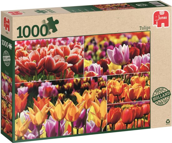 Puzzel Jumbo 1000 stukjes Tulpen