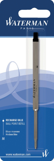 Balpenvulling Waterman medium blauw blister