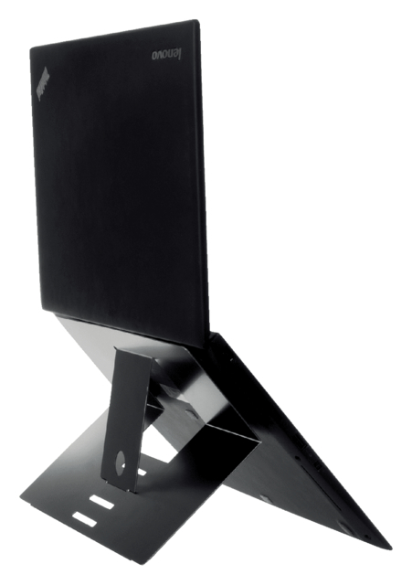 Laptopstandaard R-Go Attachable Zwart