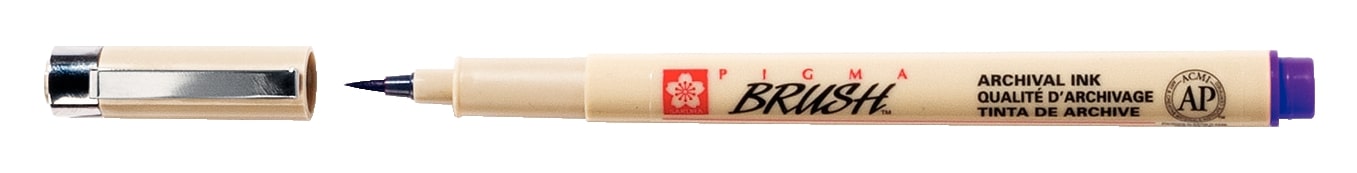 Sakura Pigma Brush Pen Paars