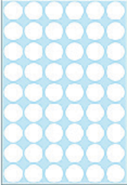 Etiket Herma 2240 wit 16mm; pakje a 32 vel