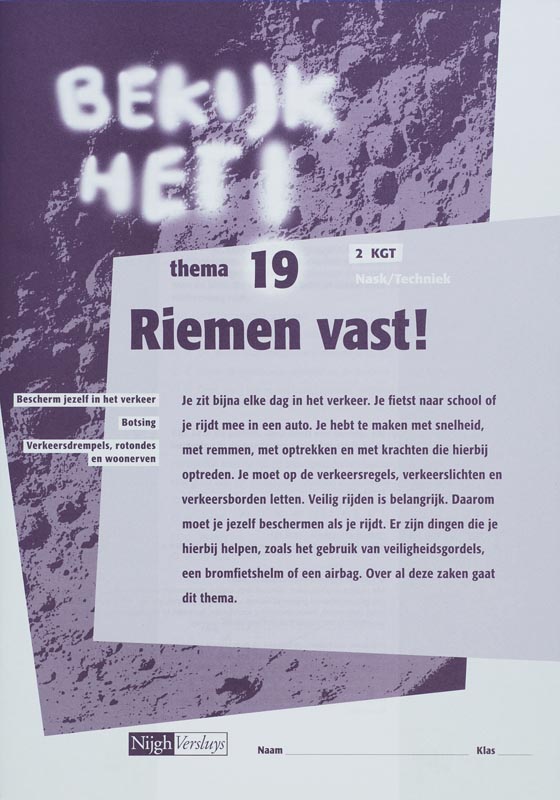 Bekijk het ! Nask & Techniek 2 Vmbo-KGT Werkboek 19