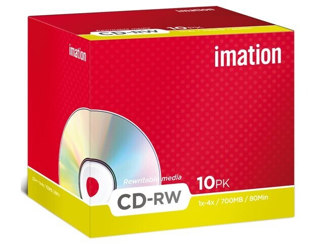 CD-RW Imation 700MB per stuk