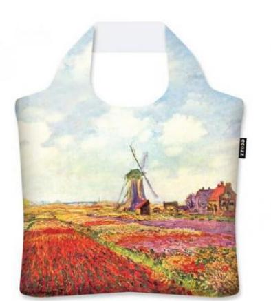 Ecozz opvouwbare draagtas -Tulip Fields in Holland