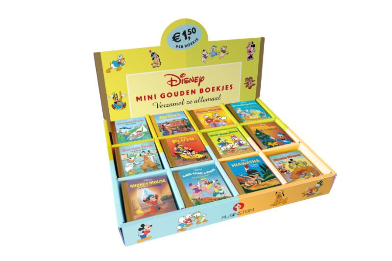 Display mini disney gouden boekjes