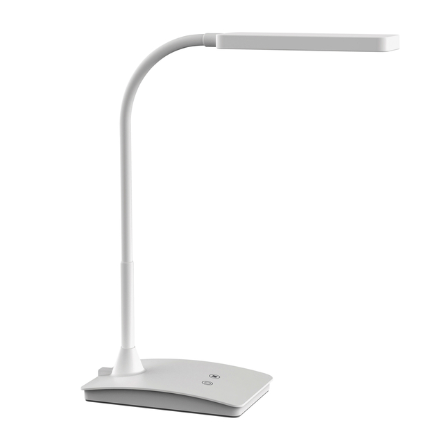 Bureaulamp Maul Pearly Led Voet Dimbaar Wit