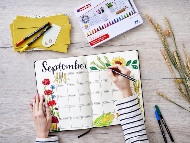 Viltstift Edding 1200 zwart 1mm