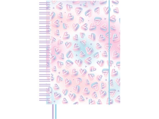 Notitieboek Purple Passion afmeting: 21x15cm