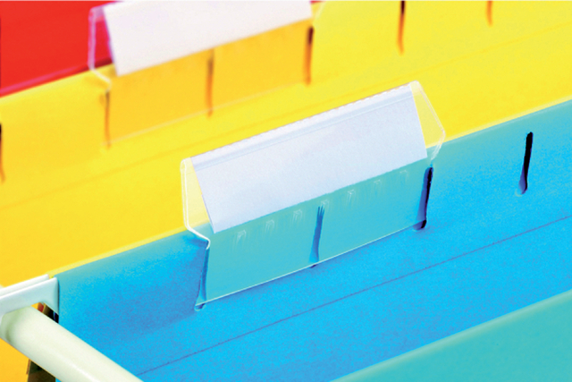 Ruiterstroken Pendaflex 5cm wit; pkj 10 vel