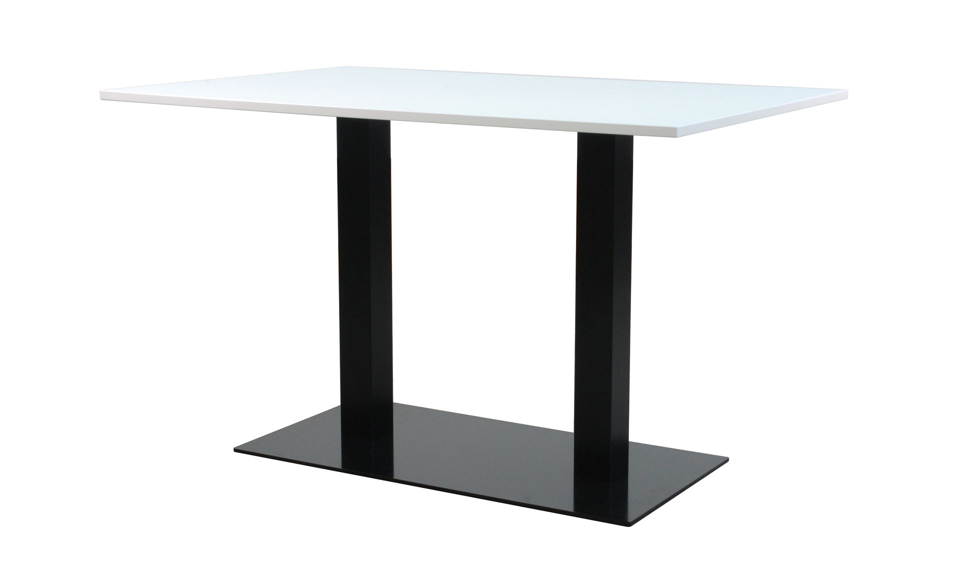 Vergadertafel Vepa T60, rechthoek, dubbele kolompoot