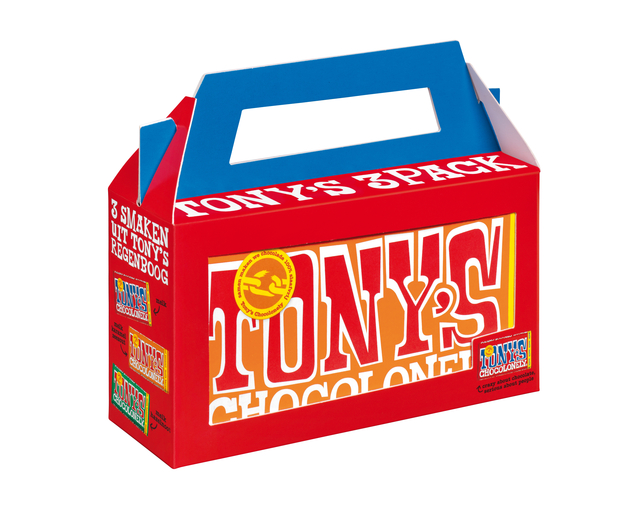 Chocolade Tony Chocolonely Rainbowpck 3 Repen