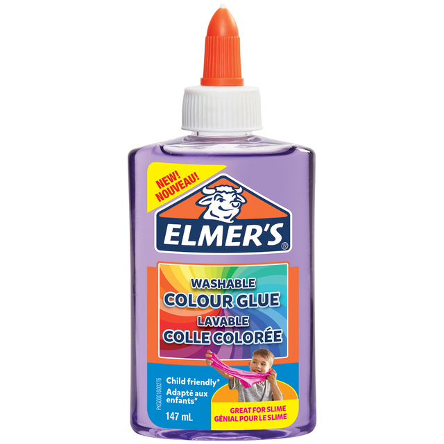 Kinderlijm Elmer‘S 147ml Transparant Paars
