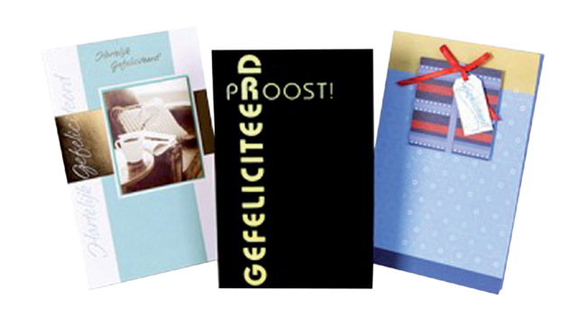 Wenskaart navulset Hallmark verjaardag man; pak 6 stuks