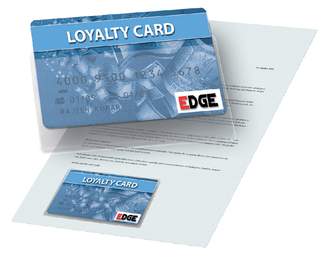 Visitekaarthouder zelfkl. 3L 105x60 ds a 100