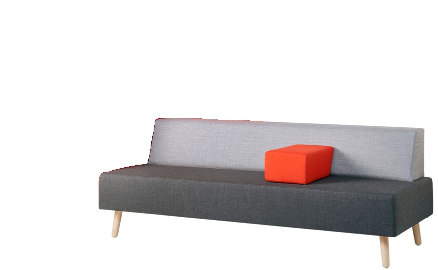 Loungebank Vepa Moi 3-zits, met brede rugleuning