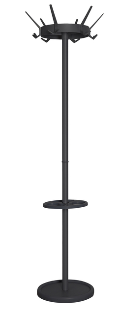 Kapstok Vepa Bins Crown 18 Haken Staand Zwart