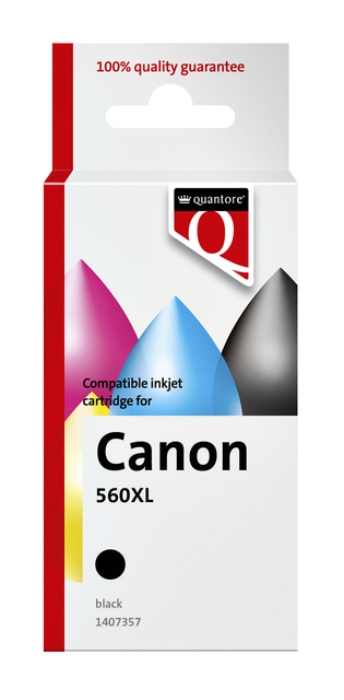 Inktcartridge Quantore tbv Canon PG560XL zwart