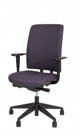 Bureaustoel Dre, armleggers, stof: