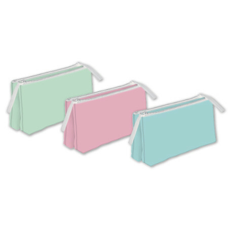 Etui dubbelvak Soft Touch Pastel