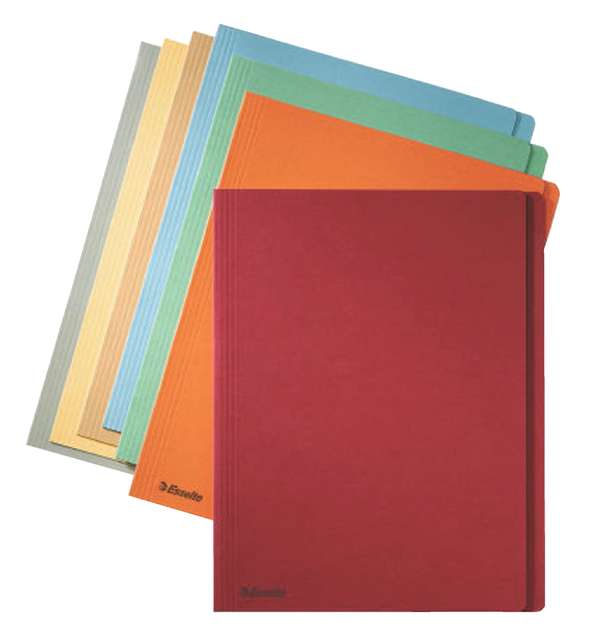 Vouwmap Esselte A4 Overslag Manilla 275gr Blauw