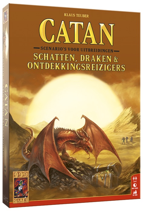 Catan: Uitbreiding Schatten, Draken & Ontdekkingsreizigers - Bordspel
