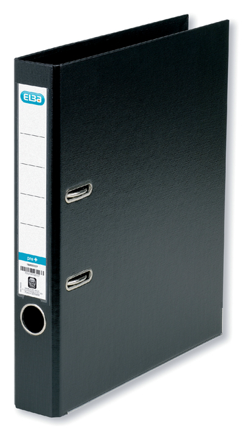 Ordner Elba Rado PP A4 50mm zwart+rugetiket