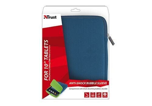 Tablet sleeve anti-shock 10" Trust Blue