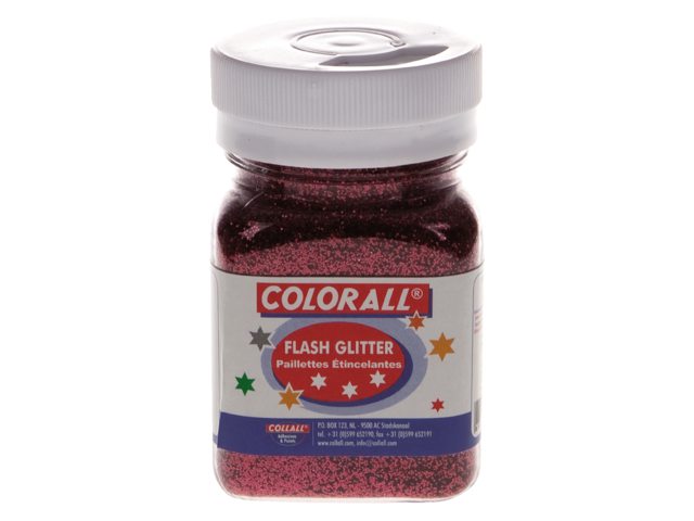 Flash Glitter Colorall 150ml Rood