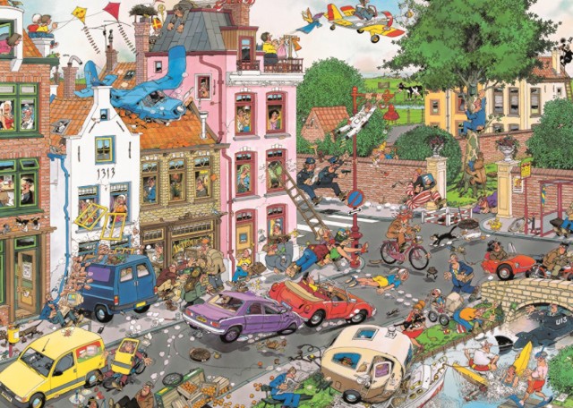 Legpuzzel Jumbo - Jan van Haasteren Vrijdag de 13de 1000 st.