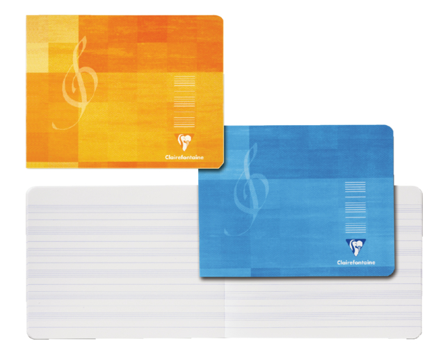 Muziekschrift Matris 165x210mm assorti kleuren 90g