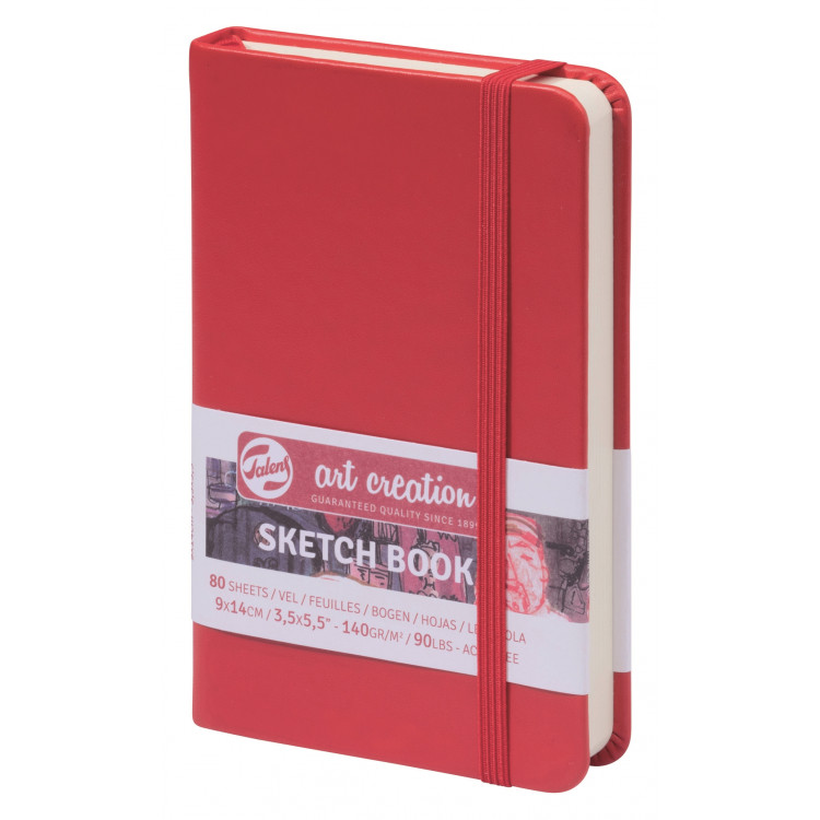 Art Creation Schetsboek Rood 9 x 14 cm 140 g 80 Vellen