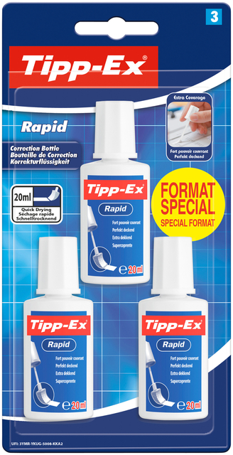 Correctievloeistof Tipp-Ex Rapid 20ml