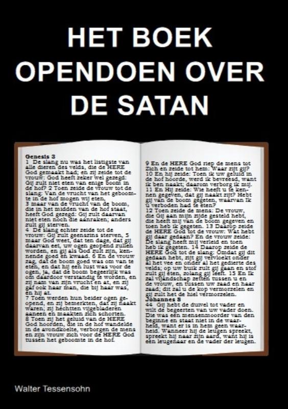 Het Boek opendoen over de satan