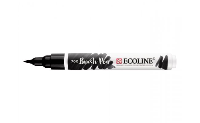 Brush pen Ecoline zwart 700