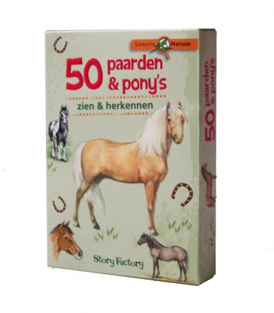 Kaartspel Expeditie Natuur 50 Paarden & Pony‘s