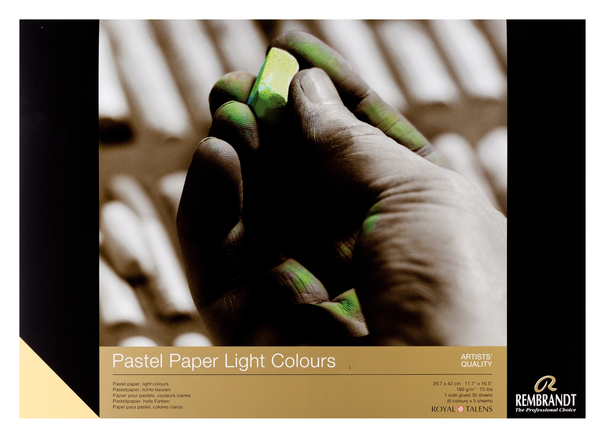 Rembrandt pastel papier licht A3