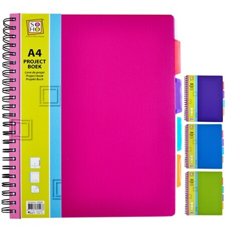 Projectboek A4 Trend 23r 200vel