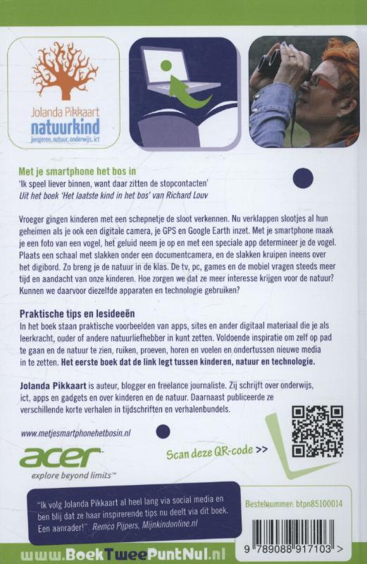 Met je smartphone het bos in
