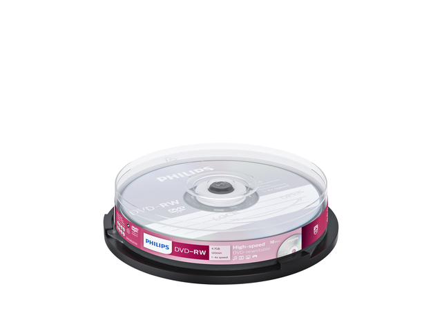Philips Dvd-Rw 4.7gb 4x Sp (10)