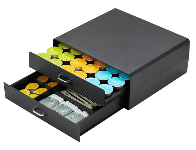 Koffiecapsulehouder Brasq Cd300 Zwart